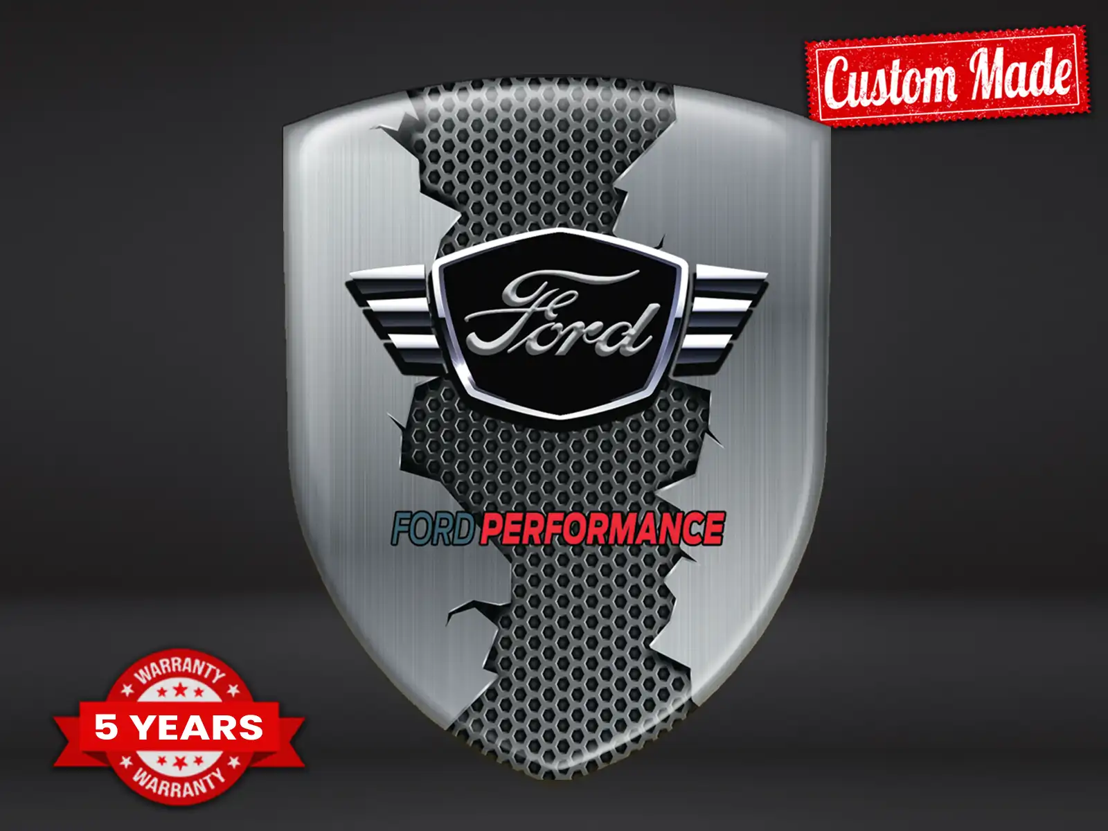 Ford Dome Aufkleber Glänzende Edition Top Domes